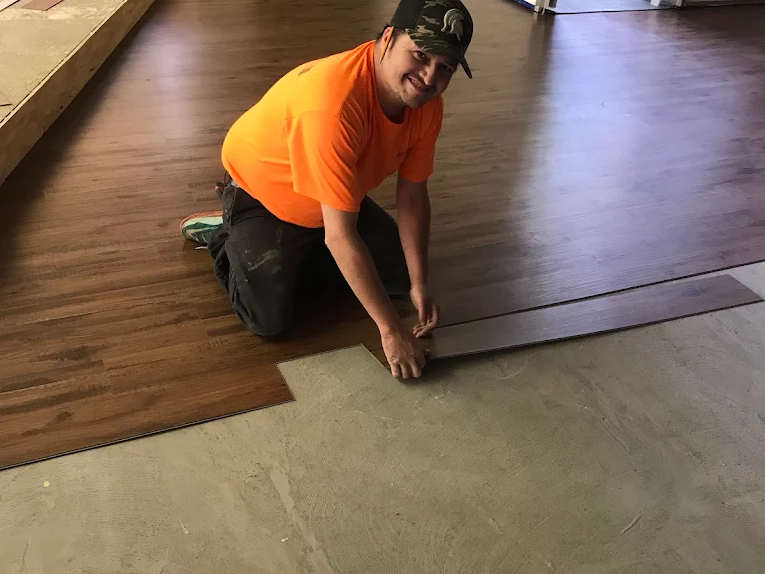 Flooring installation services by Christoff and Sons