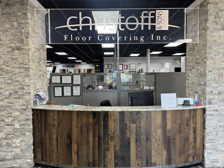 Christoff and Sons Floor Covering showroom
